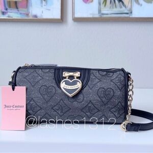 JUICY COUTURE Purse Precious Moments Barrel Bag - Black